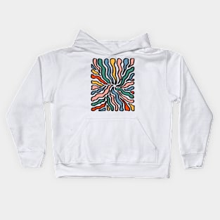 Groovy Swirls Kids Hoodie